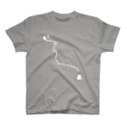 時として羊の きゅう・白モクモク　ひらがな Regular Fit T-Shirt