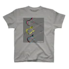 Rossi StockのエレキギターTシャツ(グレー) Regular Fit T-Shirt