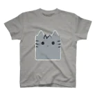 しましまねこ屋のさばねこ角形（顔Ver.） スタンダードTシャツ