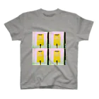 アルミニウムのよるのポスト(yellow) スタンダードTシャツ