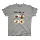 鉄格子乃人魚SUZURI支店のGoldfish スタンダードTシャツ