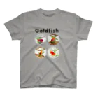 鉄格子乃人魚SUZURI支店のGoldfish Regular Fit T-Shirt