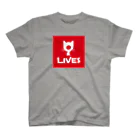 9LIVES 猫たちの王国の9LIIVES logo red Regular Fit T-Shirt