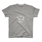 MrKShirtsのZou (ゾウ) 白デザイン Regular Fit T-Shirt