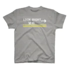 香港情景の地面標字(片面) スタンダードTシャツ