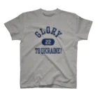 DE2M TのGLORY TO UKRAINE/ウクライナに栄光あれ Tシャツ (ST100-0102SS) Regular Fit T-Shirt