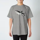 nemunoki paper itemのホホジロザメ Regular Fit T-Shirt