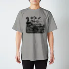 博物雑貨 金烏の蓮の花 - The British Library Regular Fit T-Shirt