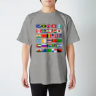 みやーんの万国旗【T】 スタンダードTシャツ