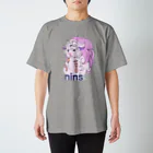 nins・にんずのguinea pig princesses スタンダードTシャツ