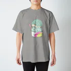 なみはりねずみのChoco Mint ハリネズミ スタンダードTシャツ