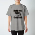 H&L_lab.のハピぞうくんとラキりんちゃん Regular Fit T-Shirt
