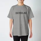 Hotel82 SHOPのラブホテル 　お部屋パネル（前面ロゴ） スタンダードTシャツ