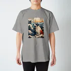 CHILL NINJA TOKYOの"UKIYOE" DOG（フルスケール） Regular Fit T-Shirt