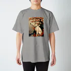 CHILL NINJA TOKYOの"UKIYOE" DOG（フルスケール）#02 スタンダードTシャツ