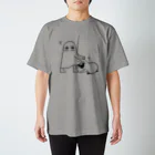 マツザキユキのメジェドとペンギンのヒナの覗き・改2023 Regular Fit T-Shirt