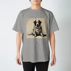 底辺の底辺好きな事を気ままに…。の帰りを待つ愛犬 Regular Fit T-Shirt