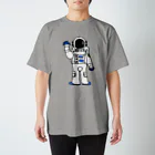 もちもちボックスの宇宙飛行士(まま) スタンダードTシャツ