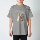猫T屋のIT系猫 ・わたしコンピューター少しワカル / スタンダードTシャツ スタンダードTシャツ