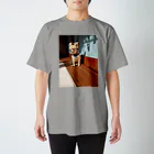 愛犬と満喫ライフのペアルック（縁側とアレックス）Tシャツ スタンダードTシャツ