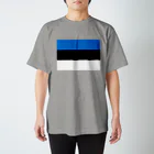 お絵かき屋さんのエストニアの国旗 スタンダードTシャツ