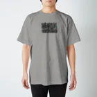 CHI(CHILD ZONE) の宇宙UFO都市 ミックスグレー Regular Fit T-Shirt