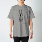 ウサギのウー by NIKUQ WORKSのウサギのウーのシンプルさん Regular Fit T-Shirt