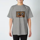 瓢箪アンテナののぞくくま スタンダードTシャツ