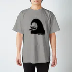 too muchの人間用のBIG WAVE　黒片面 スタンダードTシャツ