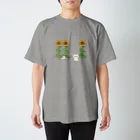 DECORのネコがいっぱい　ひまわりver. スタンダードTシャツ