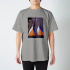 灰と骨のイメージハンプ Regular Fit T-Shirt