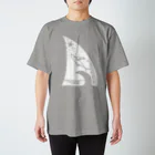 藻っくんSTOREのトビウオ白（文字なし） Regular Fit T-Shirt