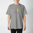 たのしマーケットのぼくとねことうんち Regular Fit T-Shirt