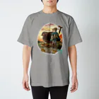 林山キネマのQuail Herder ～ うずら飼い Regular Fit T-Shirt