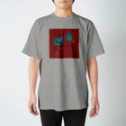 MINEのアナホリフクロウダークレッド Regular Fit T-Shirt