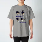 ねこけん89の野球イラスト雑貨フィールドの野球×球児×フルスイング　夢に向かってフルスイング Regular Fit T-Shirt