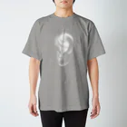 64の耳(white) Regular Fit T-Shirt