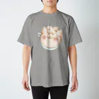 じんねこショップのじんねこラテアート Regular Fit T-Shirt