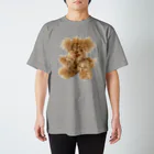 maked bear iidaの手づくりクマ　ベージュ スタンダードTシャツ