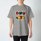 旻天堂(旧 ゆうれい星)のOMU OMU (余白有りVer.) スタンダードTシャツ