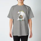 ほっかむねこ屋（アトリエほっかむ）のそらねことニワトリ Regular Fit T-Shirt