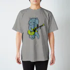 あおいろらじおのnecoguitar-color Regular Fit T-Shirt