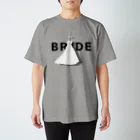 ペアTシャツ屋のシバヤさんのペア(BRIDE)ドレス_白_WB スタンダードTシャツ