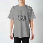 ふしめTシャツの10歳のふしめ (Black) Regular Fit T-Shirt