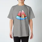 わくわく珍獣パークの夏のスイカねずみT1 Regular Fit T-Shirt