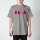 frmeowのTear Drop[Red-Bengal] Regular Fit T-Shirt