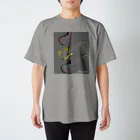 Rossi StockのエレキギターTシャツ(グレー) Regular Fit T-Shirt