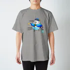 ちゃーりんと愉快なインコ達のマダムちゃーりん スタンダードTシャツ