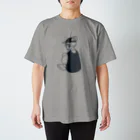 百瀬たろうのうしろすがた(ネイビー) Regular Fit T-Shirt