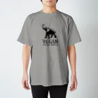 VEGAN SHOP FREEのVEGAN FOR THE ANIMALS スタンダードTシャツ